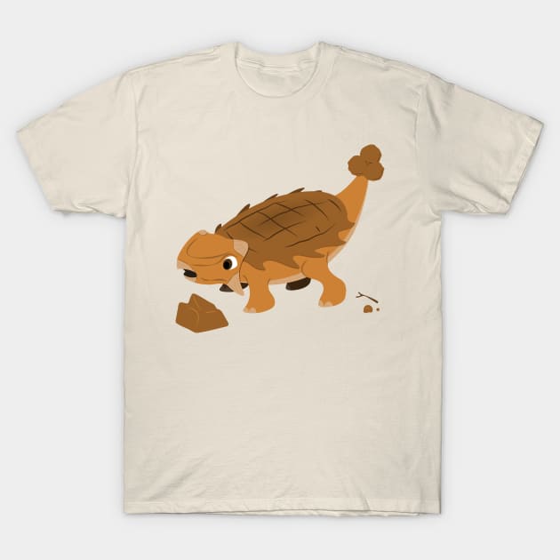 Baby Ankylosaurus T-Shirt by henrybaulch